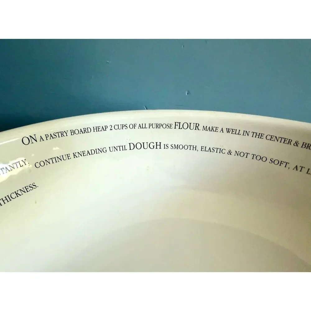 POTTERY BARN Recipe Pasta Serving Bowl